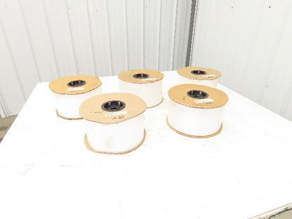 Auto Bag 5"x7" Pre Opened Poly Bags 2mil White/Clear 1750ct Roll  Lot of 5 Rolls