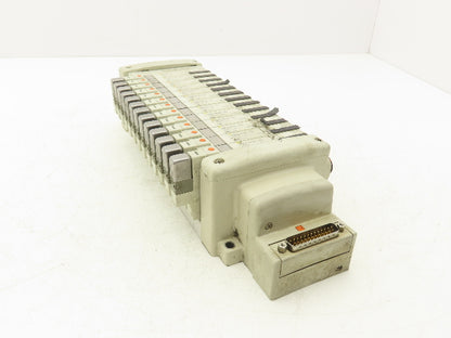 SMC VQC2101N-51 14-Station Plug-In Solenoid Valve Manifold D-Sub 24VDC