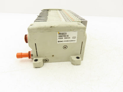 SMC VQC2101N-51 14-Station Plug-In Solenoid Valve Manifold D-Sub 24VDC