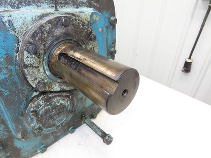 Reliance Dodge TM DR600 Inline Gear Reducer 14:1 Helical Gearbox 64Hp 125 RPM