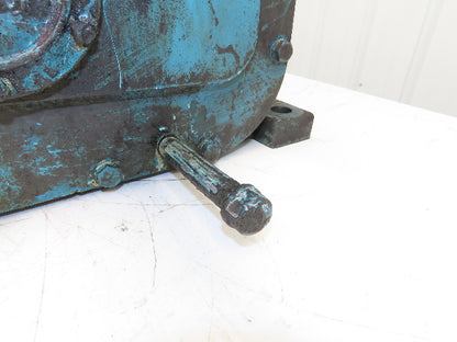 Reliance Dodge TM DR600 Inline Gear Reducer 14:1 Helical Gearbox 64Hp 125 RPM