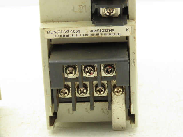 Mitsubishi MDS-C1-V2-1003 Servo Drive 1.0kW 155V 3Ph 6.8A 0-240Hz Out 10A DC In