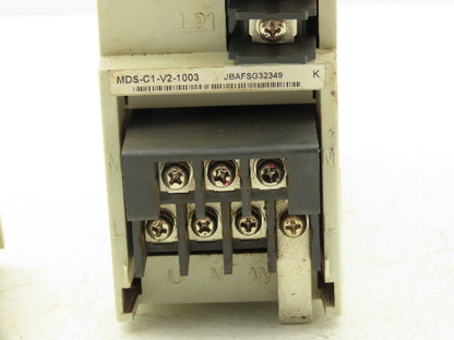 Mitsubishi MDS-C1-V2-1003 Servo Drive 1.0kW 155V 3Ph 6.8A 0-240Hz Out 10A DC In
