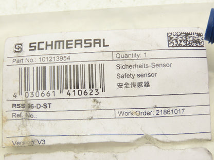 Schmersal RSS 36-D-ST Safety Sensor RFID 24VDC with RST 36-1 Actuator 8-Pin M12