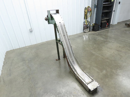 Livonia 8"x 74"L Magnetic Belt-Less Chip Conveyor 38" Discharge  -No Drive
