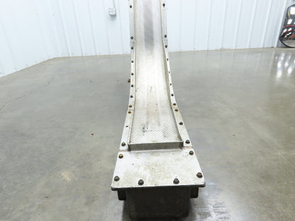 Livonia 8"x 74"L Magnetic Belt-Less Chip Conveyor 38" Discharge  -No Drive