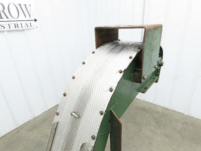Livonia 8"x 74"L Magnetic Belt-Less Chip Conveyor 38" Discharge  -No Drive