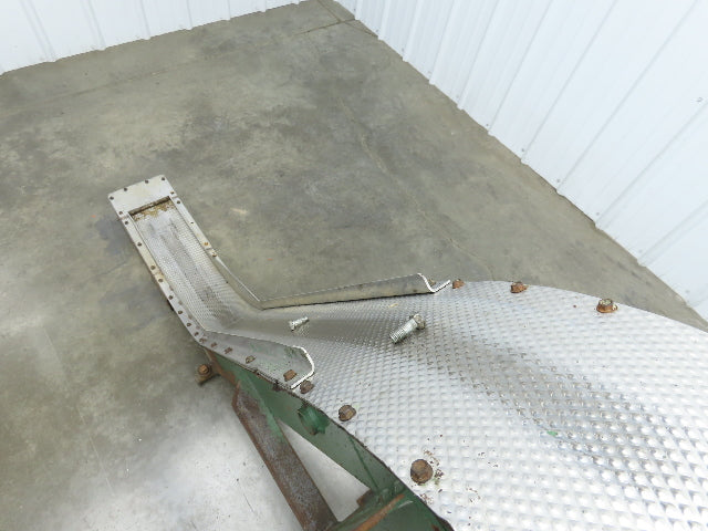 Livonia 8"x 74"L Magnetic Belt-Less Chip Conveyor 38" Discharge  -No Drive