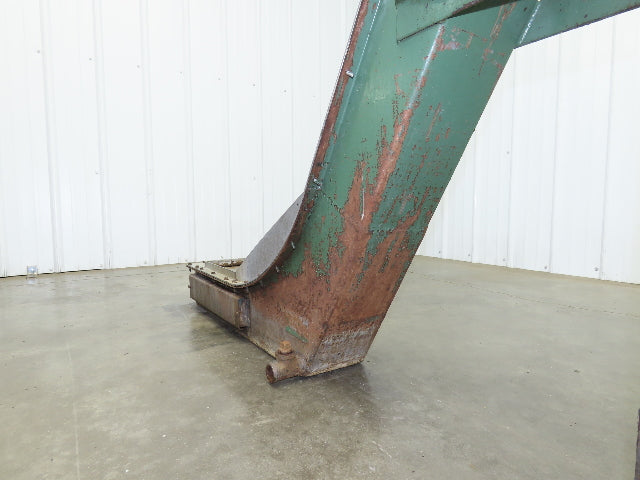 Livonia 8"x 74"L Magnetic Belt-Less Chip Conveyor 38" Discharge  -No Drive