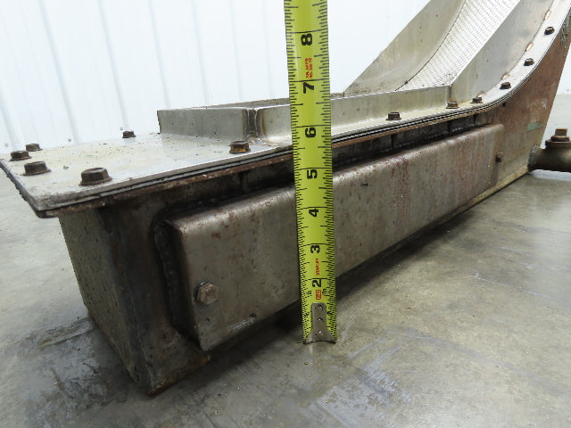 Livonia 8"x 74"L Magnetic Belt-Less Chip Conveyor 38" Discharge  -No Drive