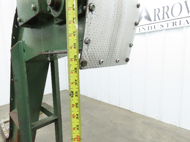Livonia 8"x 74"L Magnetic Belt-Less Chip Conveyor 38" Discharge  -No Drive