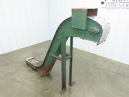 Livonia 8"x 74"L Magnetic Belt-Less Chip Conveyor 38" Discharge  -No Drive