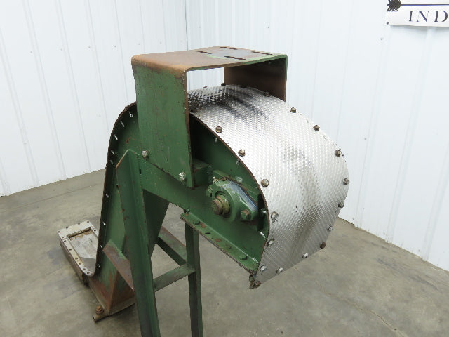 Livonia 8"x 74"L Magnetic Belt-Less Chip Conveyor 38" Discharge  -No Drive
