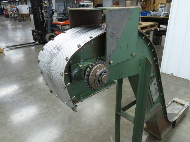 Livonia 8"x 74"L Magnetic Belt-Less Chip Conveyor 38" Discharge  -No Drive