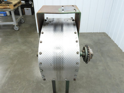 Livonia 8"x 74"L Magnetic Belt-Less Chip Conveyor 38" Discharge  -No Drive