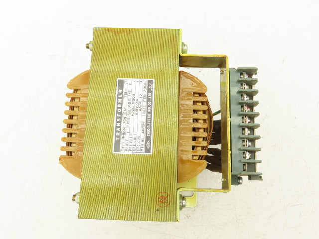 Chuo 4H502-106 Power Control Transformer 750VA 1-Phase HV200-220 LV 100/36V
