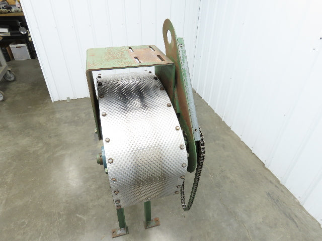 Livonia 8"x 88"L Magnetic Belt-Less Incline Chip Conveyor 42"Discharge -No Drive