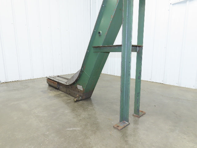 Livonia 8"x 88"L Magnetic Belt-Less Incline Chip Conveyor 42"Discharge -No Drive
