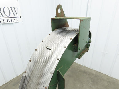 Livonia 8"x 88"L Magnetic Belt-Less Incline Chip Conveyor 42"Discharge -No Drive