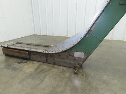 Livonia 8"x 88"L Magnetic Belt-Less Incline Chip Conveyor 42"Discharge -No Drive
