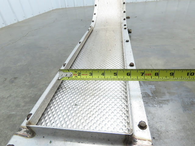 Livonia 8"x 88"L Magnetic Belt-Less Incline Chip Conveyor 42"Discharge -No Drive