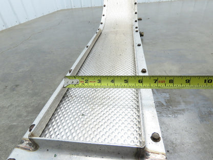 Livonia 8"x 88"L Magnetic Belt-Less Incline Chip Conveyor 42"Discharge -No Drive