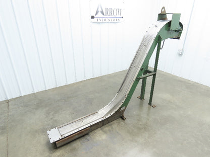Livonia 8"x 88"L Magnetic Belt-Less Incline Chip Conveyor 42"Discharge -No Drive