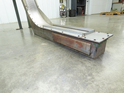 Livonia 8"x 88"L Magnetic Belt-Less Incline Chip Conveyor 42"Discharge -No Drive