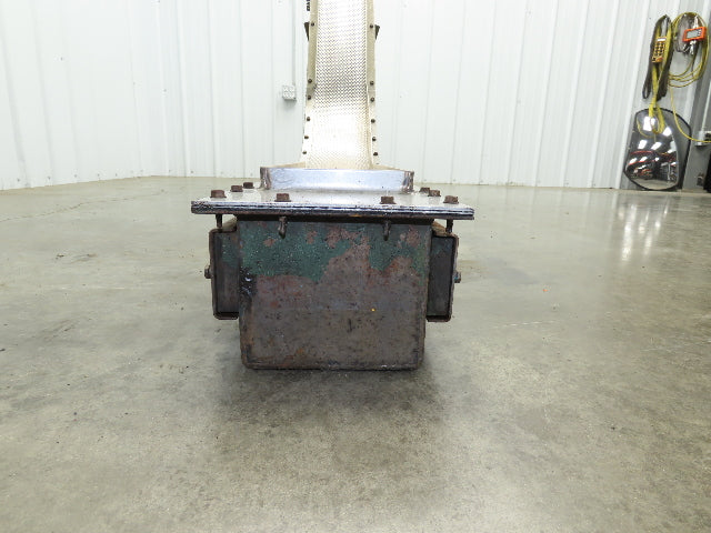 Livonia 8"x 88"L Magnetic Belt-Less Incline Chip Conveyor 42"Discharge -No Drive