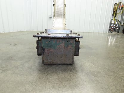 Livonia 8"x 88"L Magnetic Belt-Less Incline Chip Conveyor 42"Discharge -No Drive