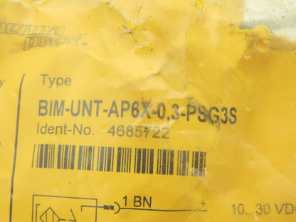 Turck BIM-UNT-AP6X-0,3-PSG3S Magnetic Field Sensor for Pneumatic Cylinder 10-30V