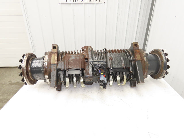 Linde AE30-11 Forklift Dual-Wheel & Motor Front Axle Assembly 14 Lug Off E32CL