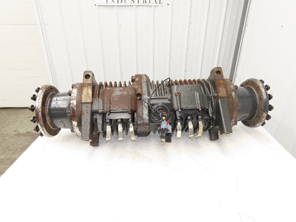 Linde AE30-11 Forklift Dual-Wheel & Motor Front Axle Assembly 14 Lug Off E32CL