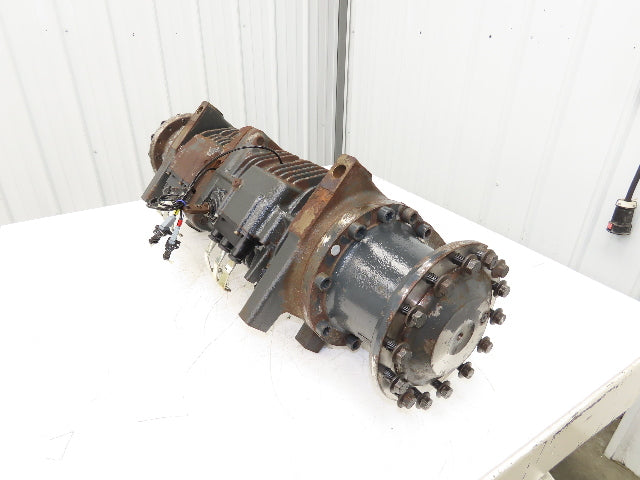 Linde AE30-11 Forklift Dual-Wheel & Motor Front Axle Assembly 14 Lug Off E32CL