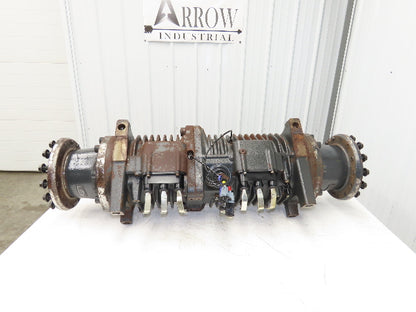 Linde AE30-11 Forklift Dual-Wheel & Motor Front Axle Assembly 14 Lug Off E32CL