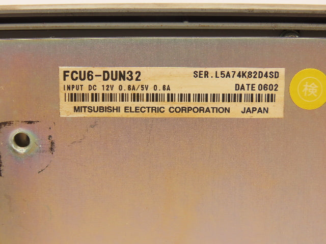 Mitsubishi FCU6-DUN32 Control Display LCD System Module 10" Screen