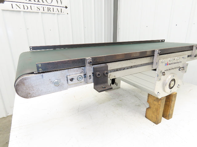 MK North America Low Profile Belt Conveyor 400mm x 1100mm Center Drive NO MOTOR