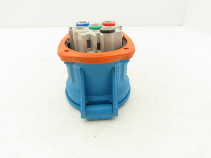 Meltric DSN60 Female Receptacle Plug 60A 3P+G 250VAC 3PH 7.5Hp Switch Rated 4X