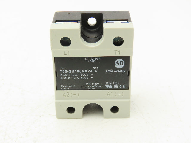 Allen Bradley 700-SH100VA24 Solid State Relay 100A 42-660VAC Hockey Puck Style