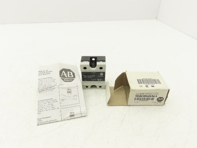 Allen Bradley 700-SH100VA24 Solid State Relay 100A 42-660VAC Hockey Puck Style
