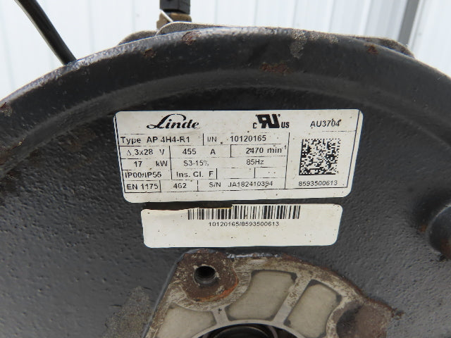Linde AP 4H4-R1 Forklift Hydraulic Pump Motor 24VDC Removed From E32CL