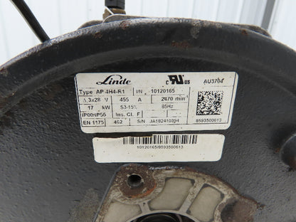 Linde AP 4H4-R1 Forklift Hydraulic Pump Motor 24VDC Removed From E32CL