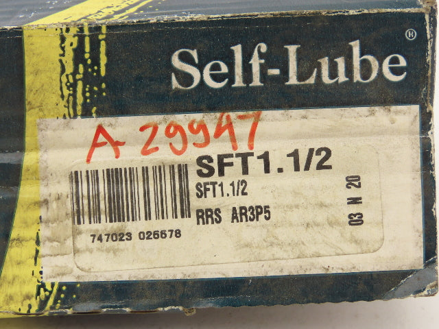 RHP SFT1.1/2 Cast Iron Flange Bearing 1-1/2" Diameter Self Lube Set Screw Lock