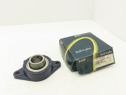 RHP SFT1.1/2 Cast Iron Flange Bearing 1-1/2" Diameter Self Lube Set Screw Lock