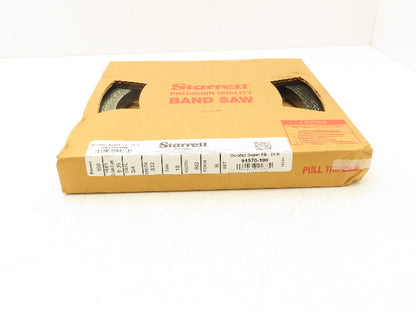 Starrett 91570-100 Duratec SFB Carbon Bandsaw Blade 3/4"x .032" 10 TPI 100' Coil