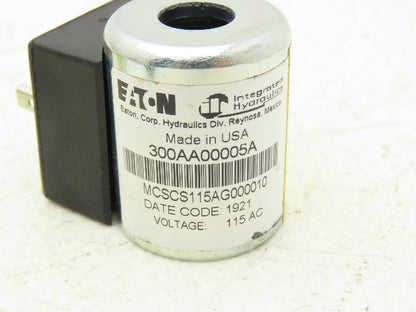 Eaton Hydraulics 300AA00005A Valve Coil 115VAC Lot of 2
