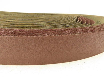 3M 341D  2"x 72" Sanding Belt 80 Grit Sandpaper Aluminum Oxide Cloth Lot of 29