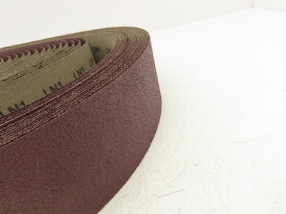 3M 341D  2.5"x 60" Sanding Belt 60 Grit Sandpaper Aluminum Oxide Cloth Lot of 25