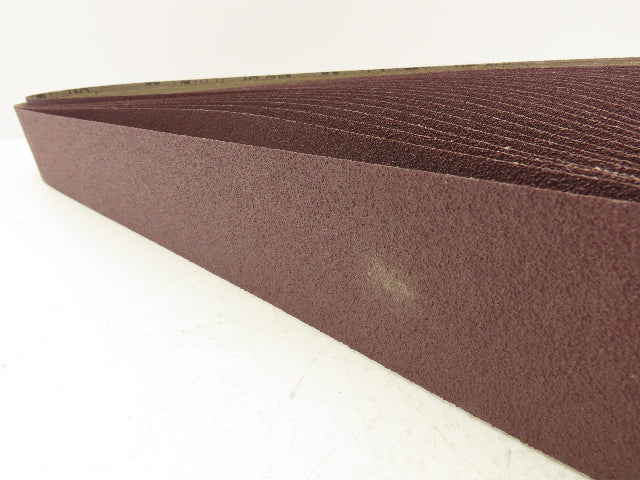 3M 341D  2.5"x 60" Sanding Belt 60 Grit Sandpaper Aluminum Oxide Cloth Lot of 25