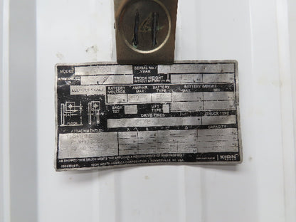Linde Forklift E Stop With Bracket Removed From E32CL